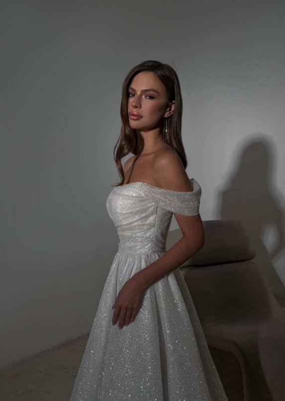 Свадебное платье Allegri Sposa Джонни миди айвори